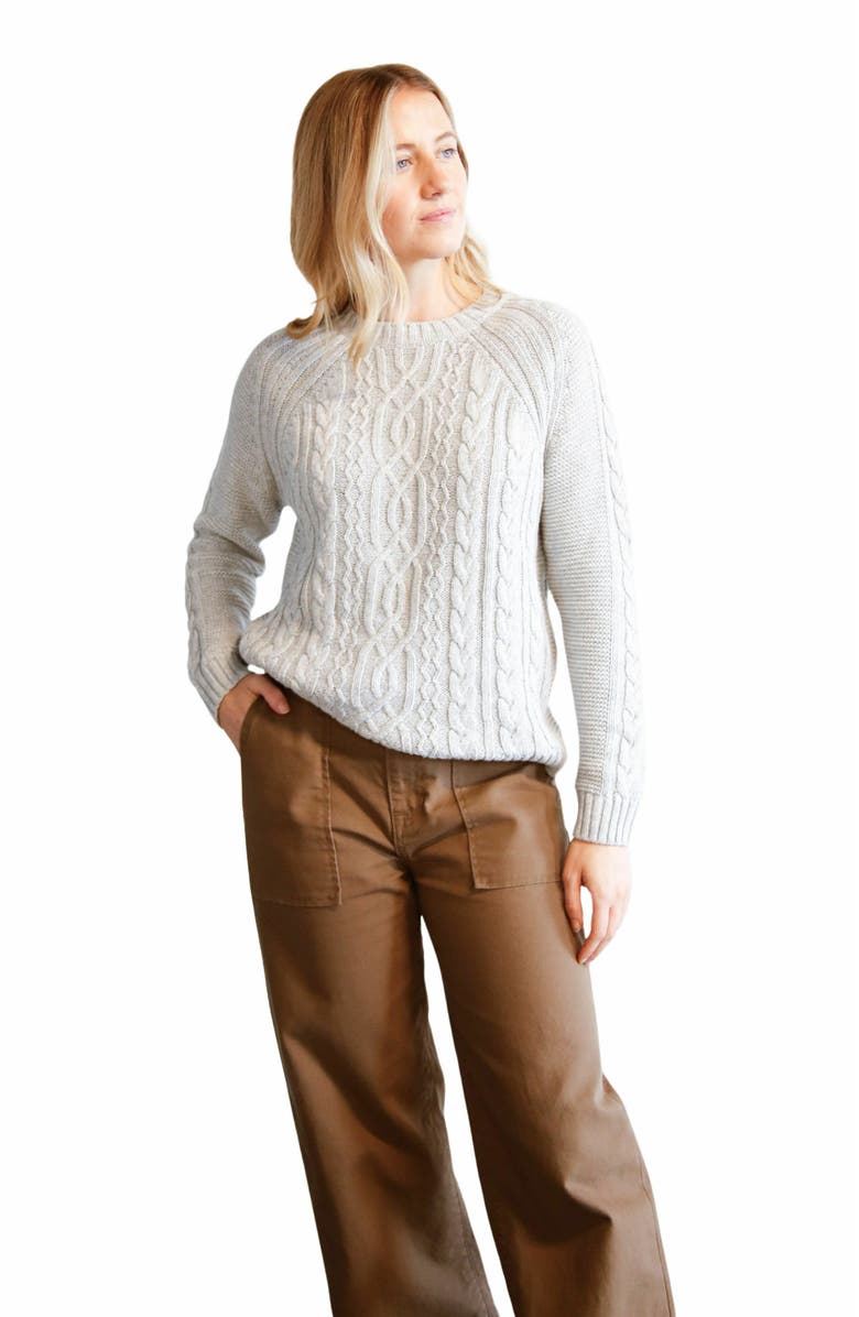 ABLE Claudette Fisherman Sweater, Alternate, color, 