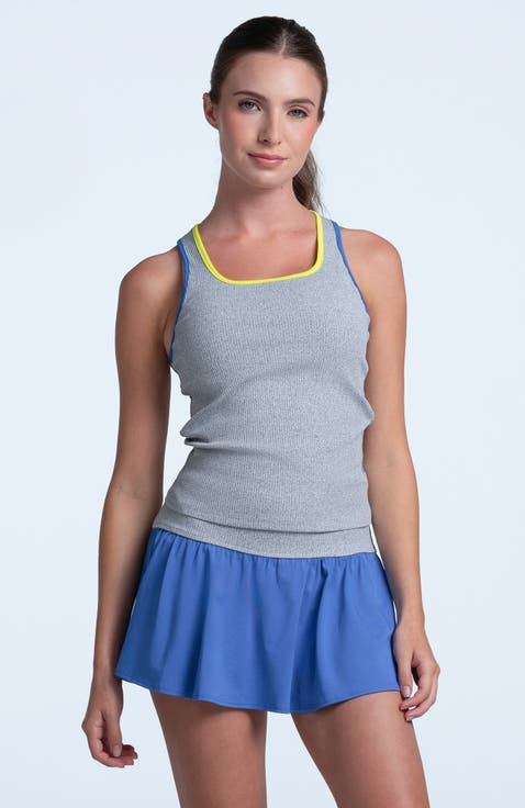Womens' Court Rib Racerback Tank