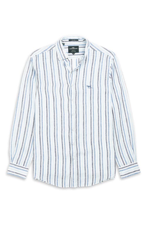 Rodd & Gunn Gimmerburn Slim Fit Linen Shirt In Stonewash