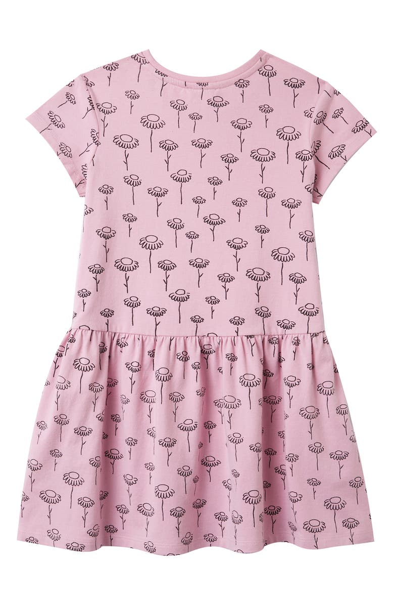 art & eden Zandra Drop Waist Organic Cotton Dress, Alternate, color, 