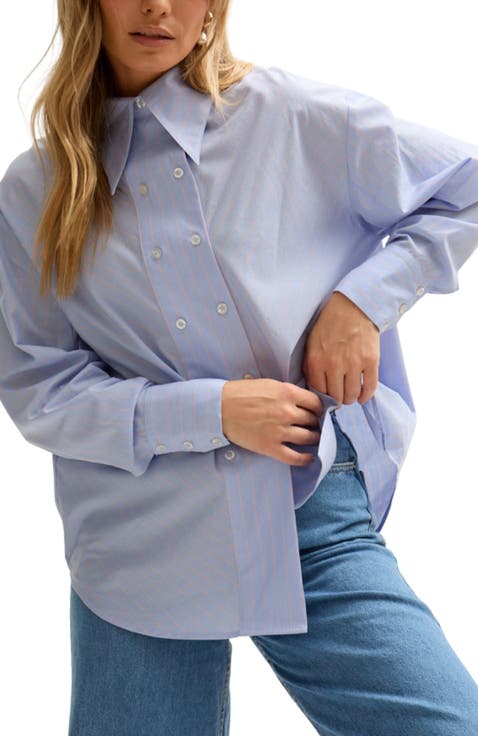 Dapper Double Placket Stripe Shirt