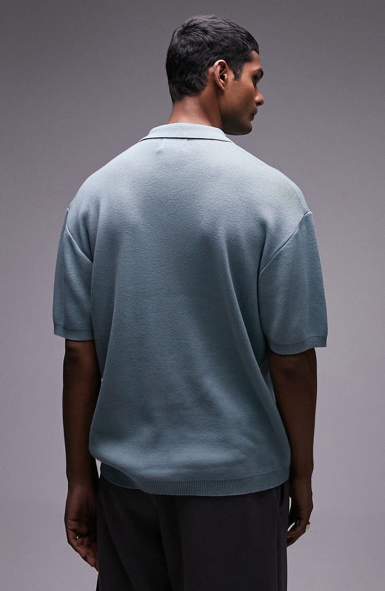 Topman Western Floral Embroidery Button-Up Cardigan Shirt, Alternate, color, 