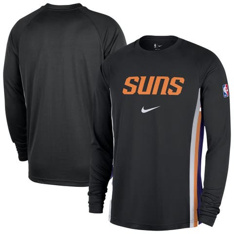 Men's Nike Black Phoenix Suns 2025/26 Authentic Pre-Game Legend Dri-FIT Long Sleeve Shooting Shirt