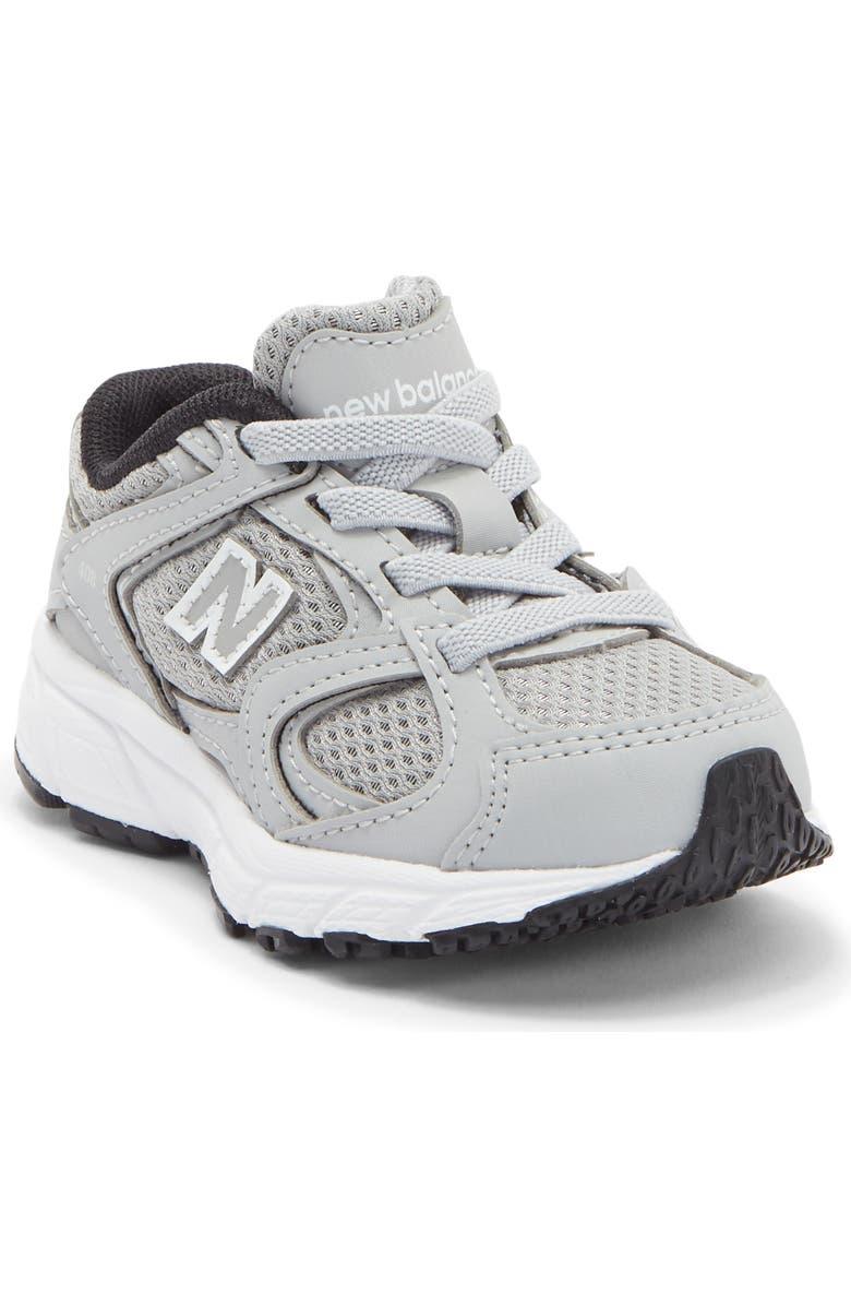 New Balance Kids' 408 Running Shoe, Main, color, Raincloud/ Silver Metallic