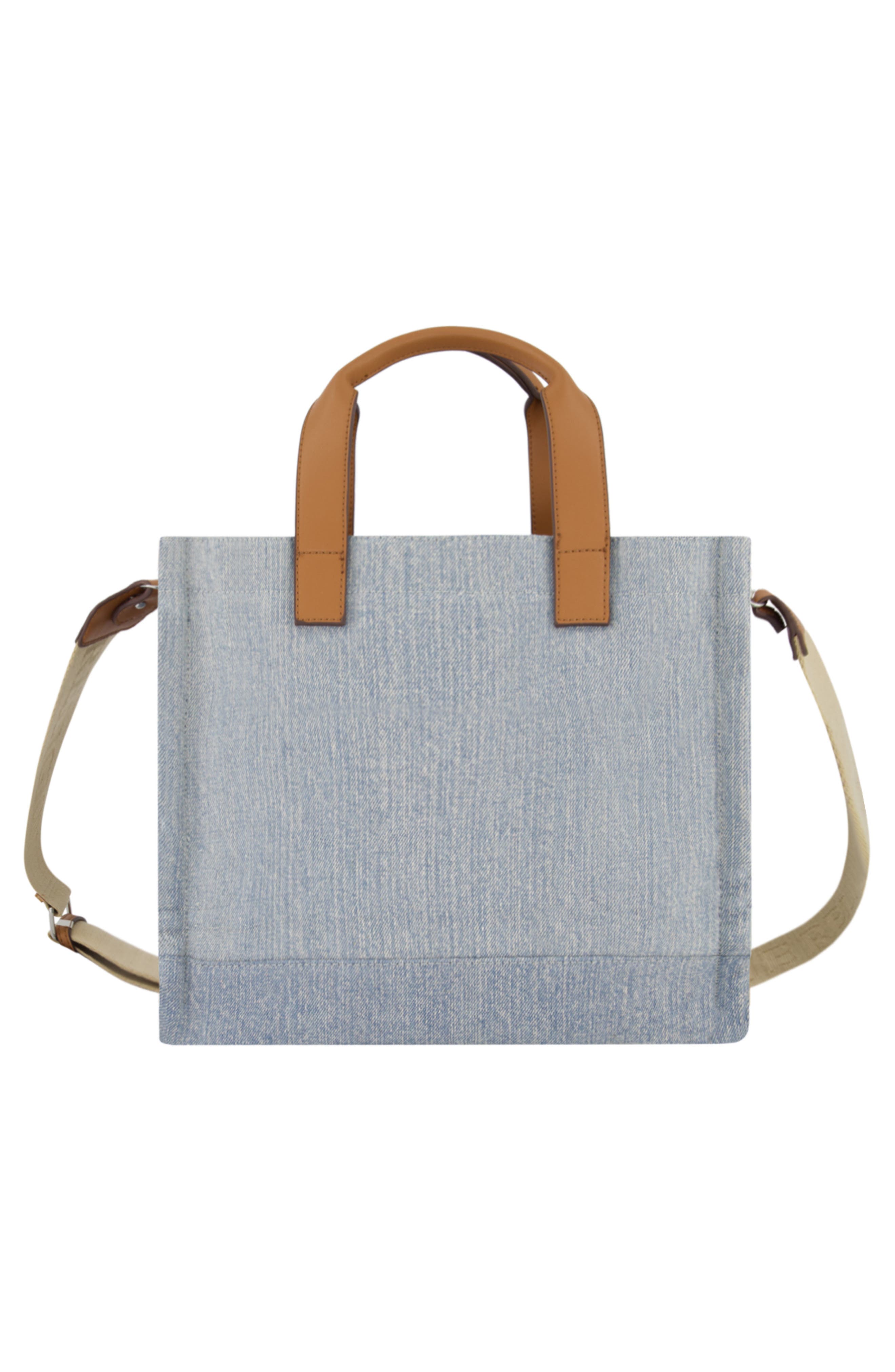 True Religion Brand Jeans Twill Medium Tote Bag, Alternate, color, Denim