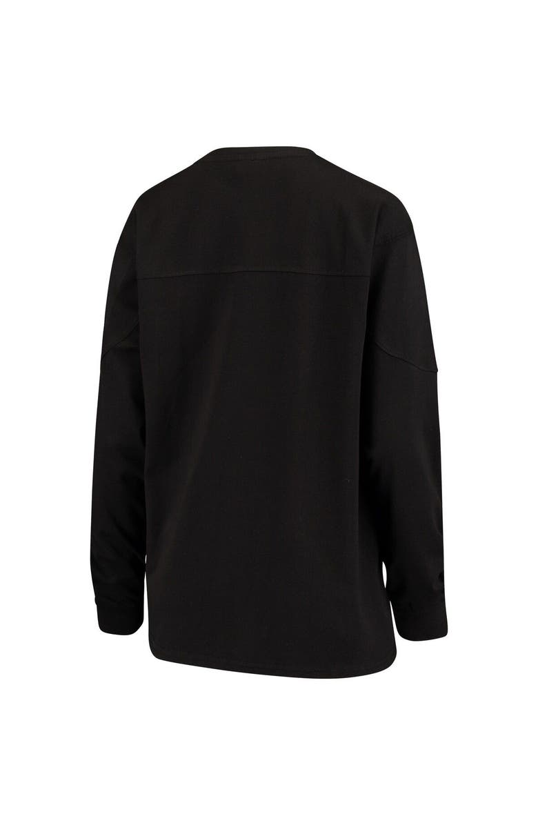 PRESSBOX Women's Black Purdue Boilermakers Edith Long Sleeve T-Shirt, Alternate, color, 