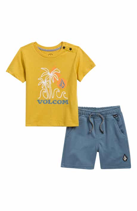 Volcom Graphic Print T-Shirt & Shorts Set