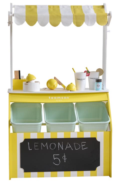 Sunny Citrus Lemonade Wooden Stand Playset