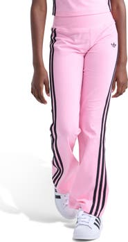 adidas Kids' 3-Stripes Stretch Cotton Flare Leggings