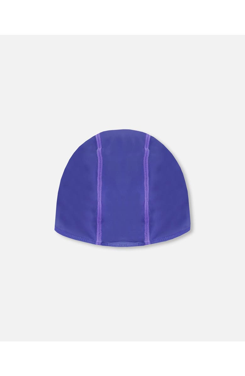Deux par Deux Boy Flexible Fit Swim Cap, Alternate, color, Ultramarine Blue
