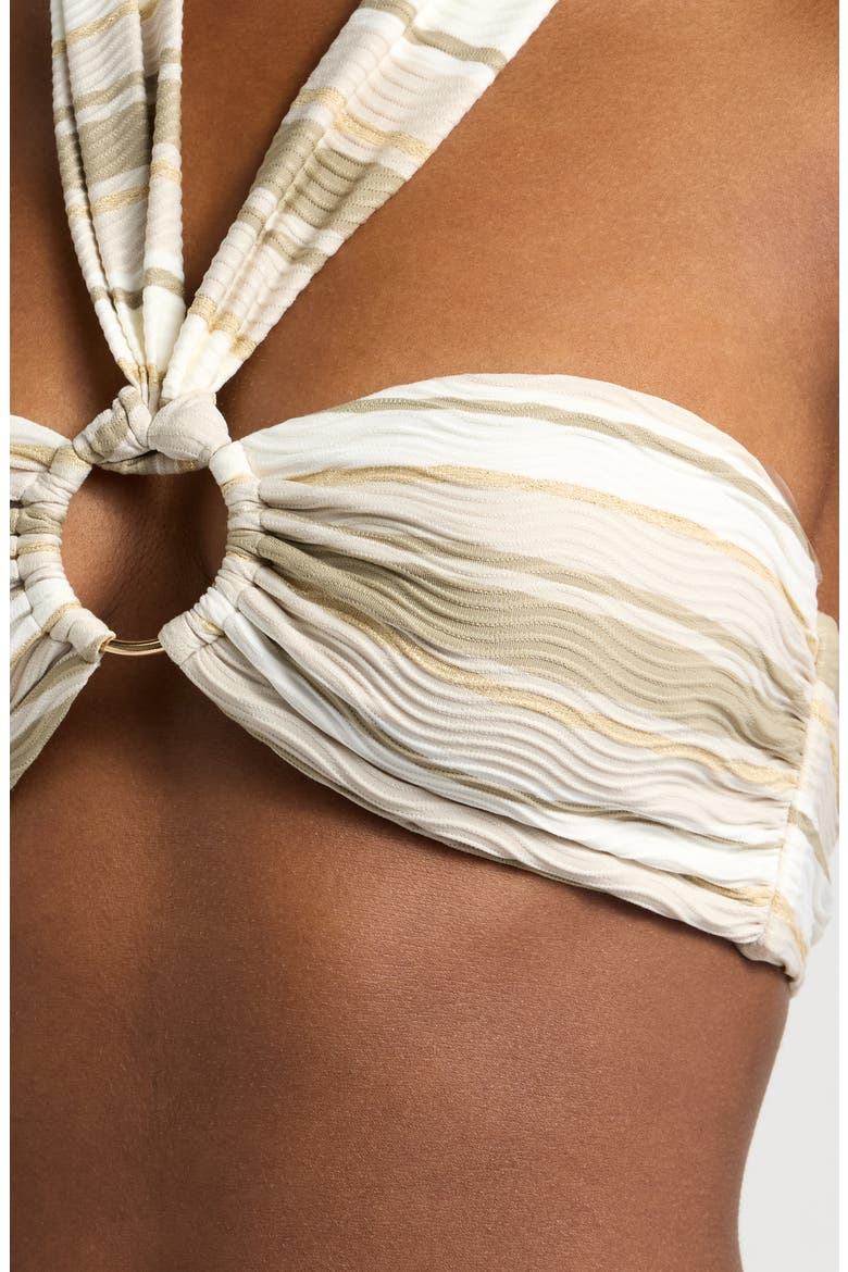 Marie Stripe Bikini Top, Alternate, color, SANDSTONE STRIPE