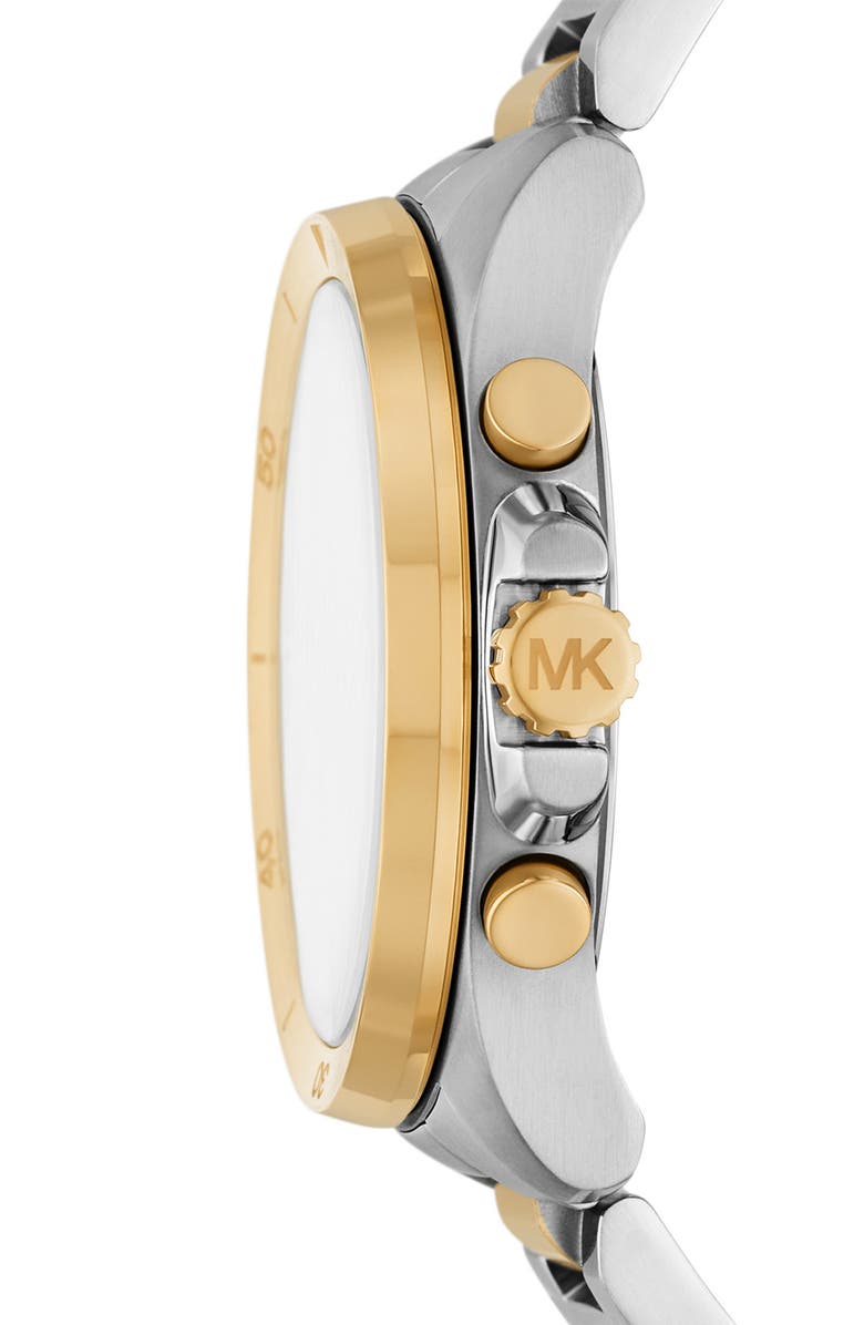 Michael Kors Brecken Chronograph Bracelet Watch, 45mm, Alternate, color, 
