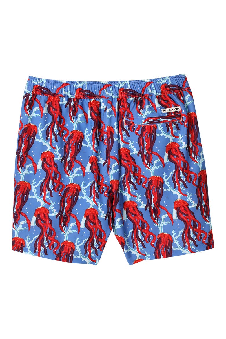 Under the Sea Swim Trunks, Alternate, color, PALACE BLUE