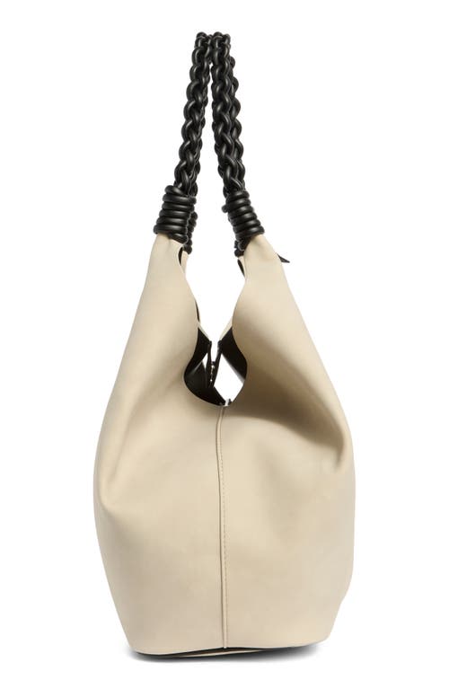 Dkny Paula Large Braided Handle Tote In Brown