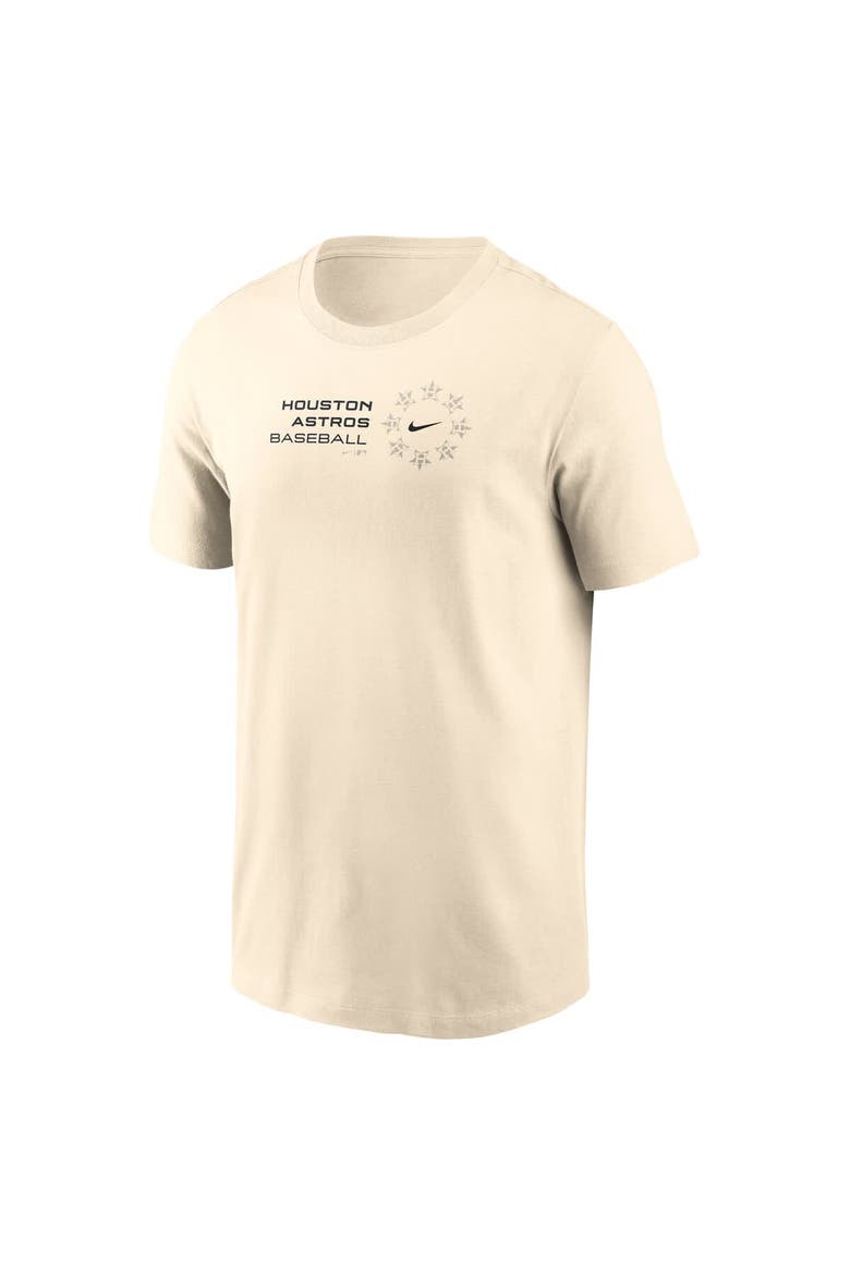 Men's Nike Natural Houston Astros Pinwheel Lockup T-Shirt, Alternate, color, Natural