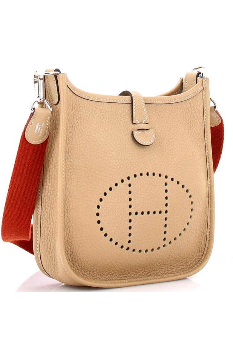 Pre-Owned Hermes Evelyne Bag Gen III Clemence TPM, Alternate, color, Trench