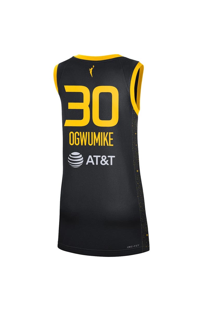 Nike Women's Nike Nneka Ogwumike Black Los Angeles Sparks 2021 Rebel Edition Victory Player Jersey, Alternate, color, 