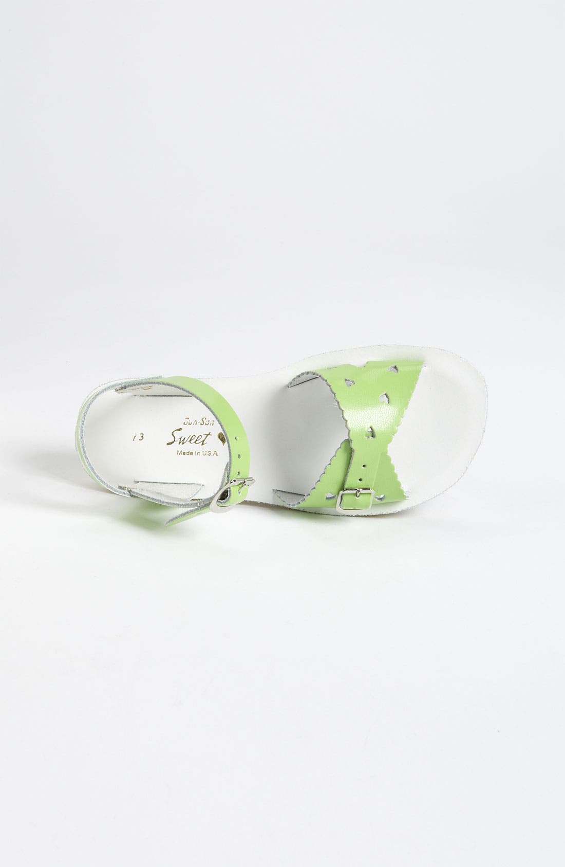Sun San Sweetheart Sandal, Alternate, color, LIME GREEN