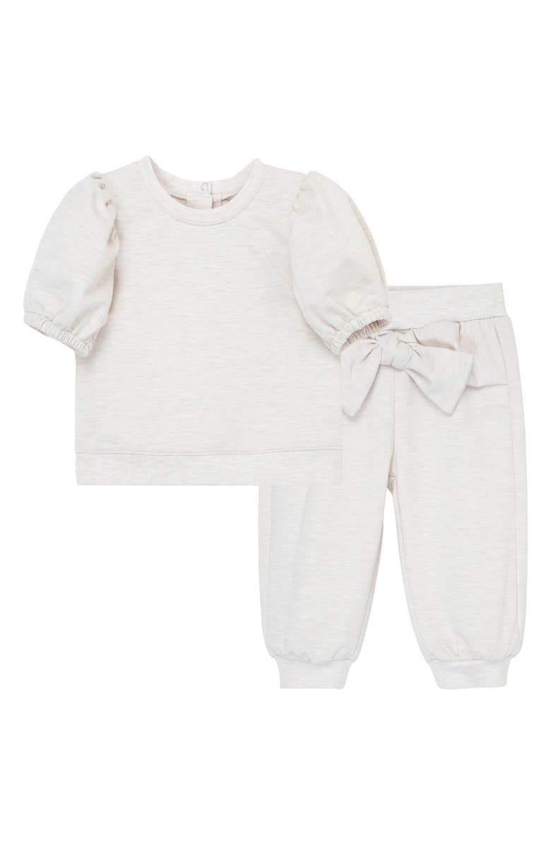 Habitual Kids Puff Sleeve Sweatshirt & Joggers Set, Main, color, 