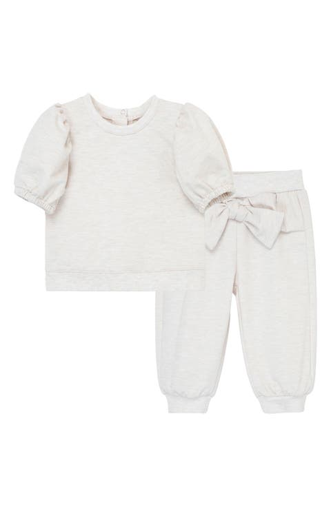 Puff Sleeve Sweatshirt & Joggers Set (Baby)