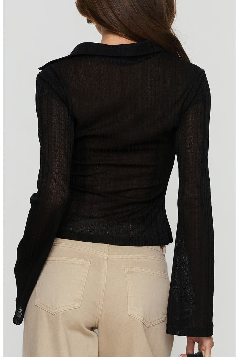 When You Sleep Crop Cardigan, Alternate, color, BLACK