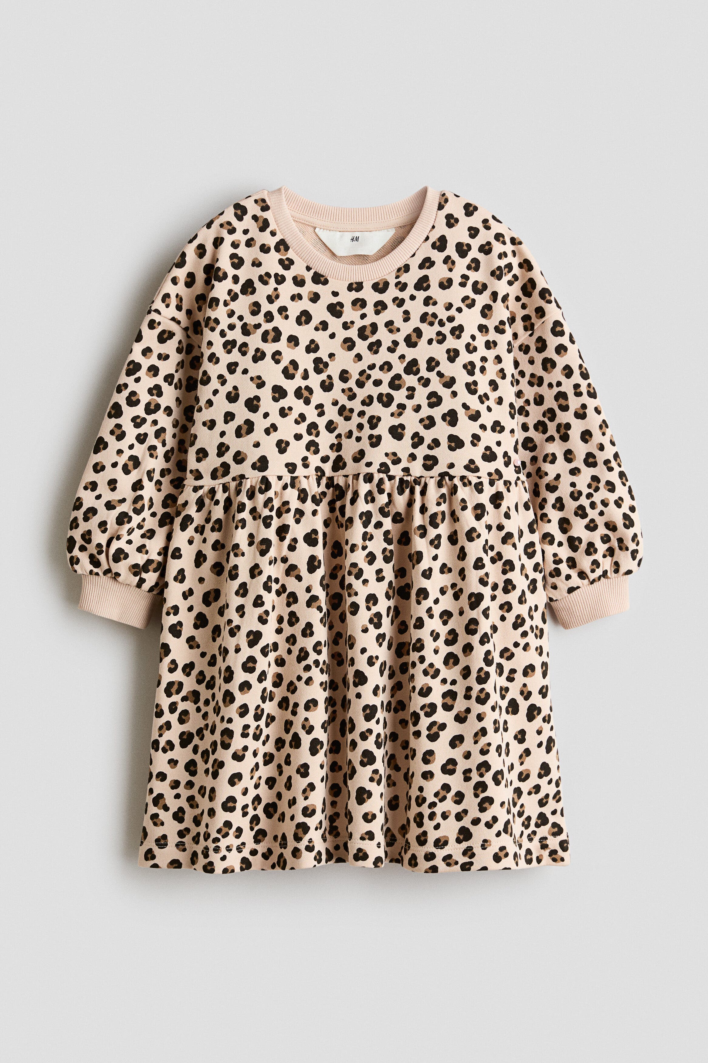 Light beige/leopard print