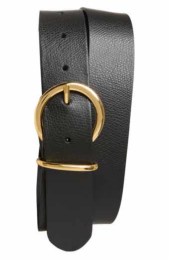Bruno Magli Daniela Pebbled Leather Belt