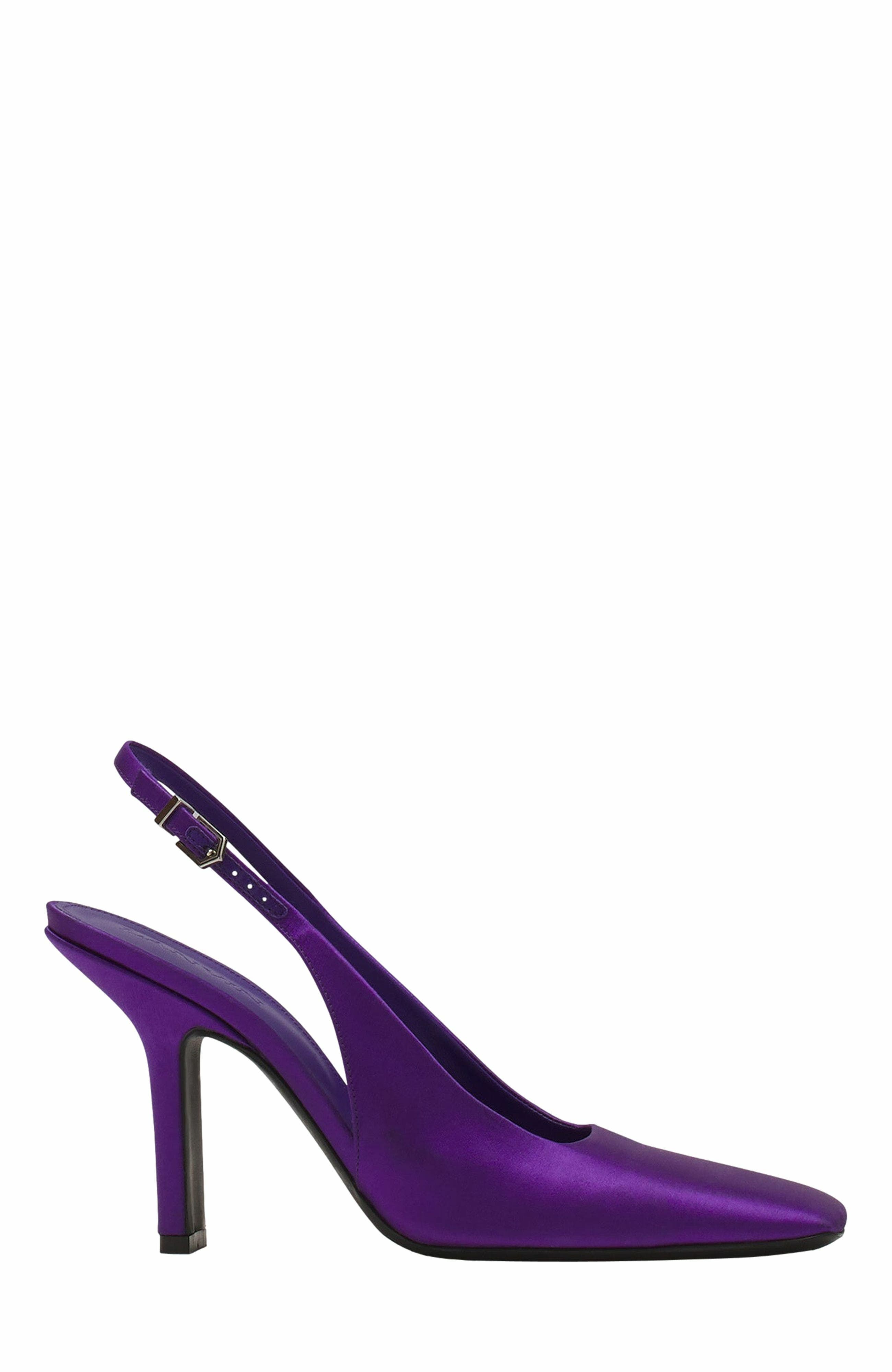 Lanvin Mesure Satin Pumps, Main, color, 