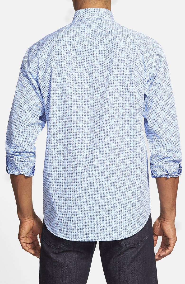 Bugatchi Classic Fit Sport Shirt, Alternate, color,