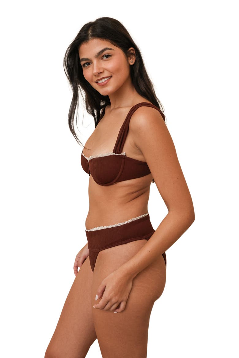 Sydney Cheeky Bikini Bottom, Main, color, Terra