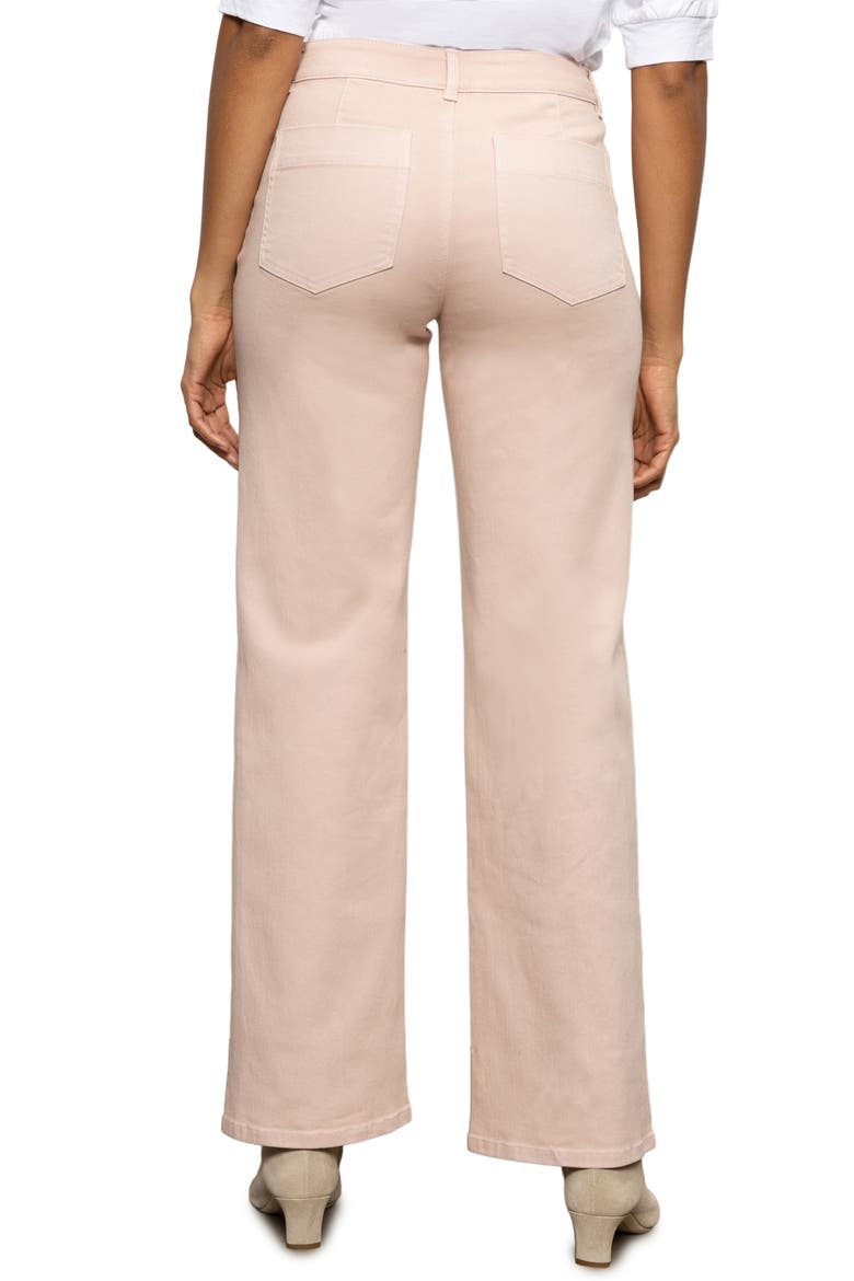 The Marine Patch Pocket Wide Leg Jeans, Alternate, color, LIGHT ROSE
