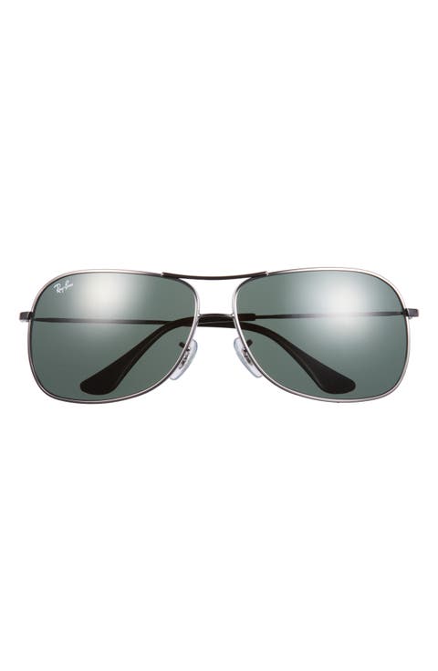 64mm Aviator Sunglasses