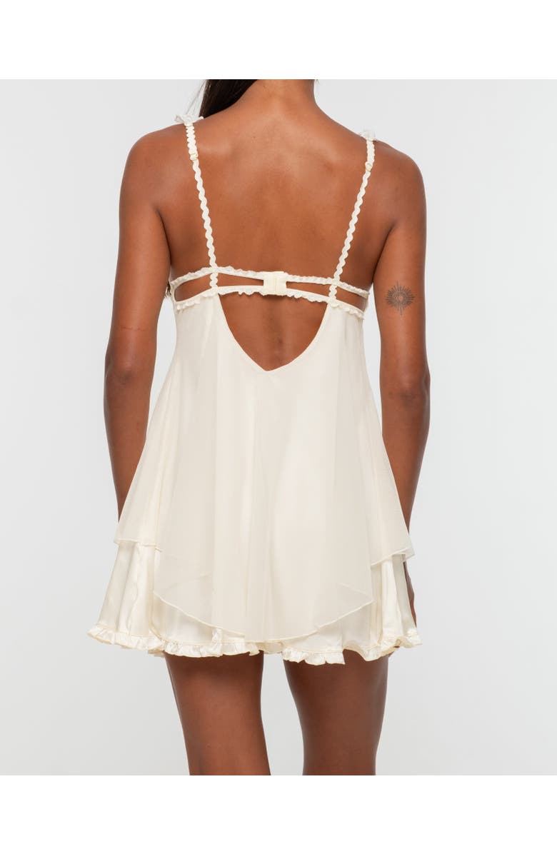 One Empire Estrella Ruffled Babydoll, Alternate, color, Yellow
