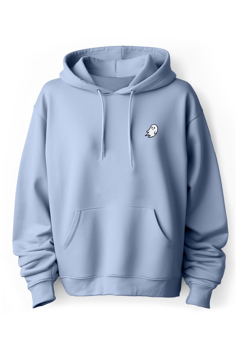 Ghost Fleece Hoodie, Main, color, Light Blue