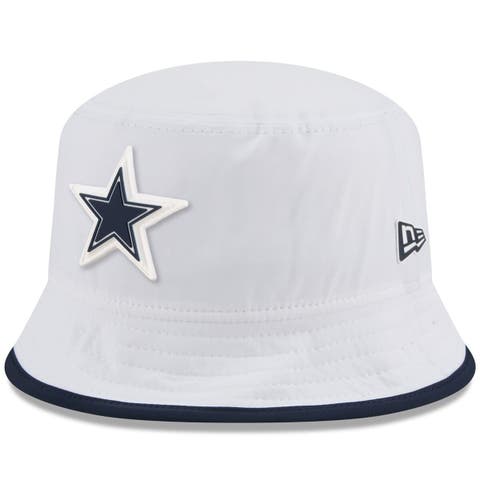 Men's New Era  White Dallas Cowboys 2025 NFL Training Camp Stretch Bucket Hat