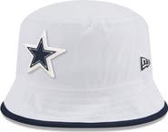 New Era Men's New Era White Dallas Cowboys 2025 NFL Training Camp Stretch Bucket Hat