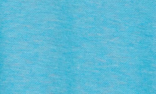 Nicoby Mélange Reversible Quarter Zip Sweatshirt In Blue