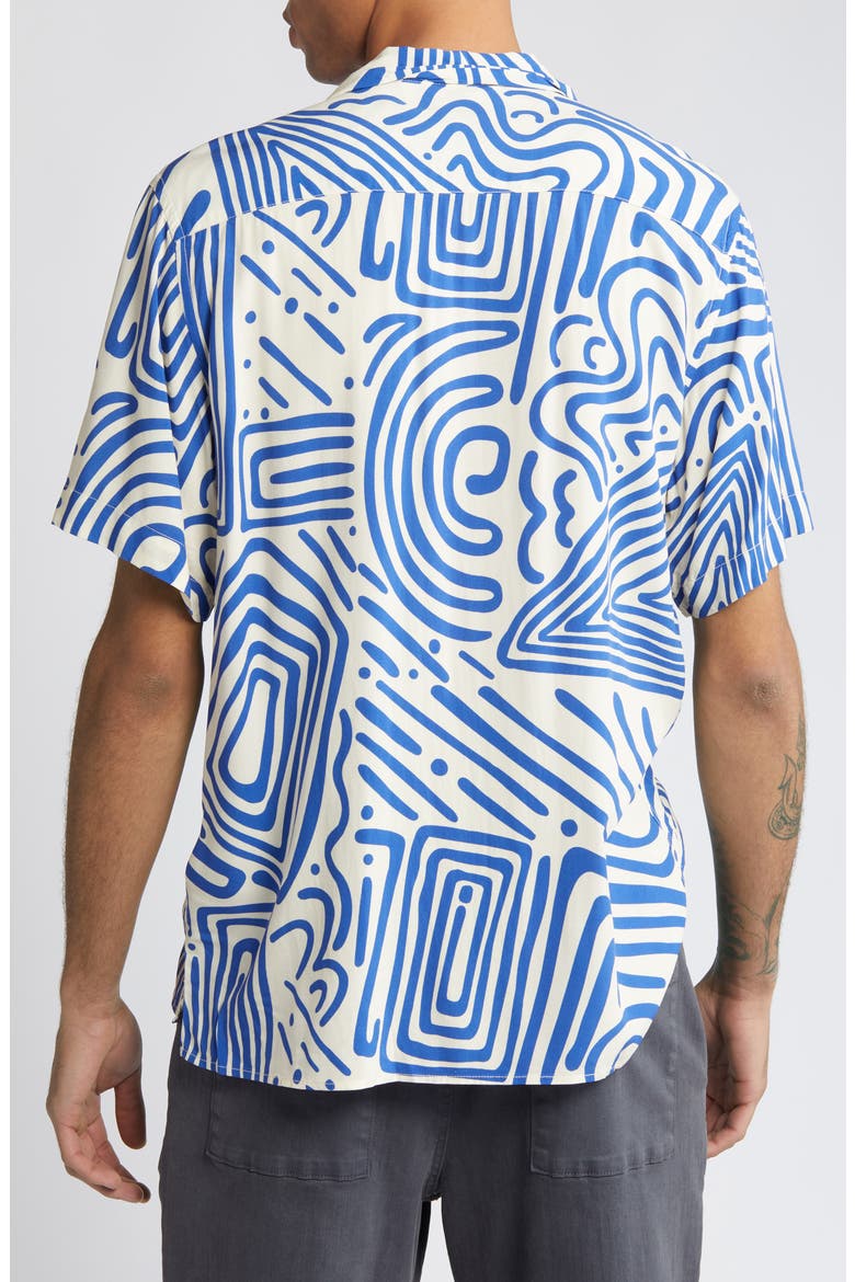 Eldovado Camp Shirt, Alternate, color, BLUE