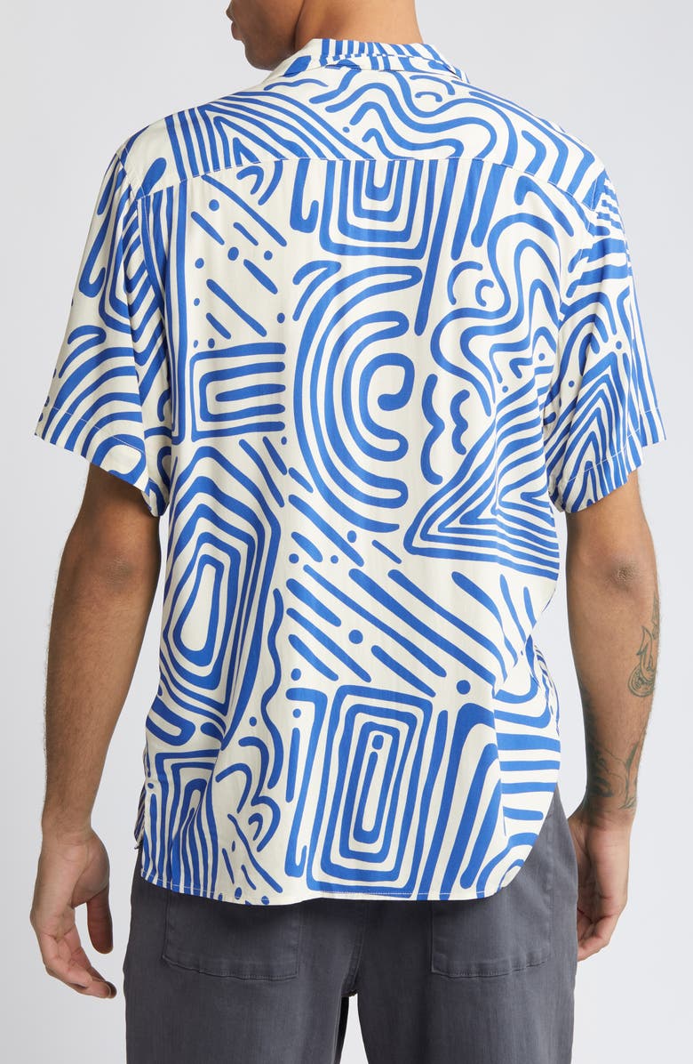 OAS Eldovado Camp Shirt, Alternate, color, Blue