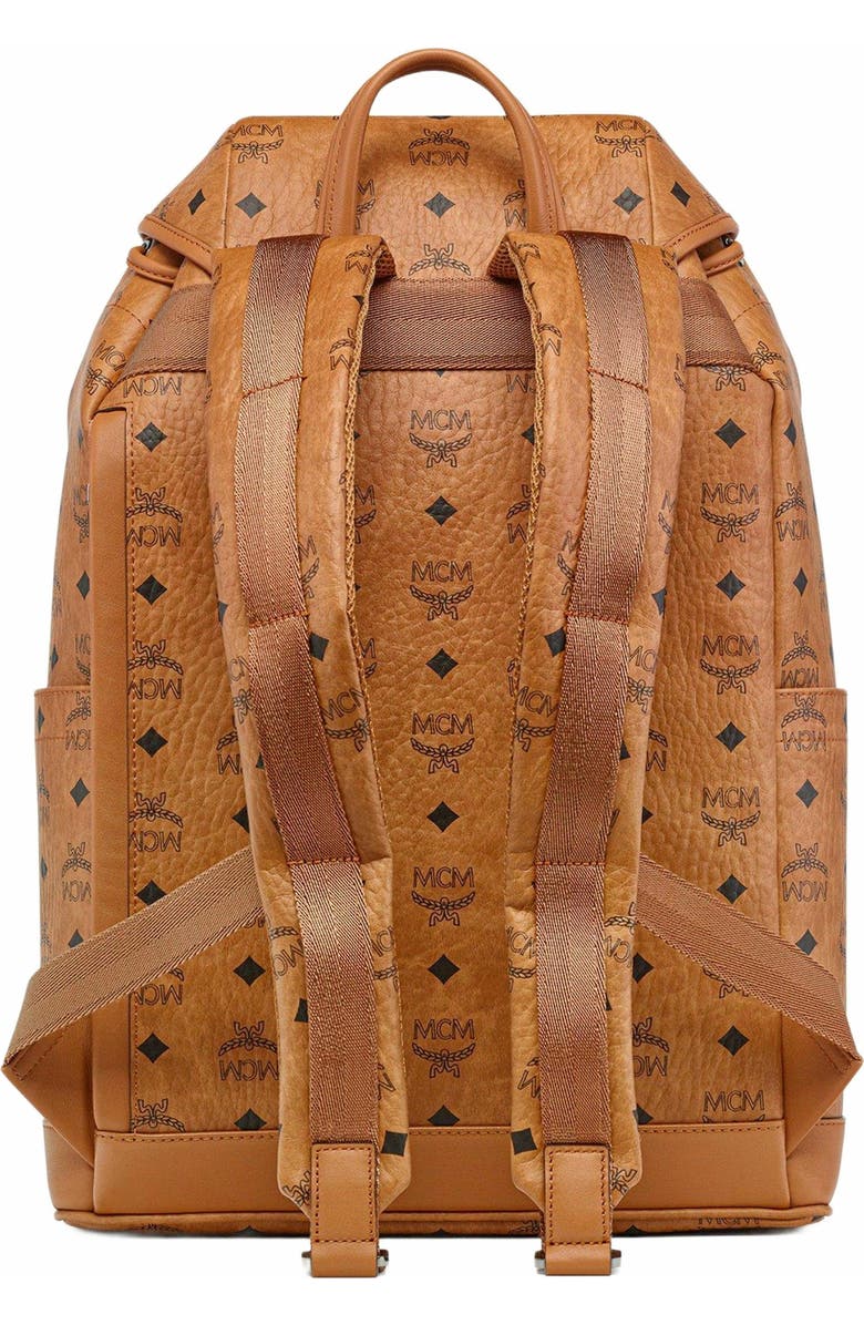 MCM Brandenburg Backpack in Visetos, Alternate, color,