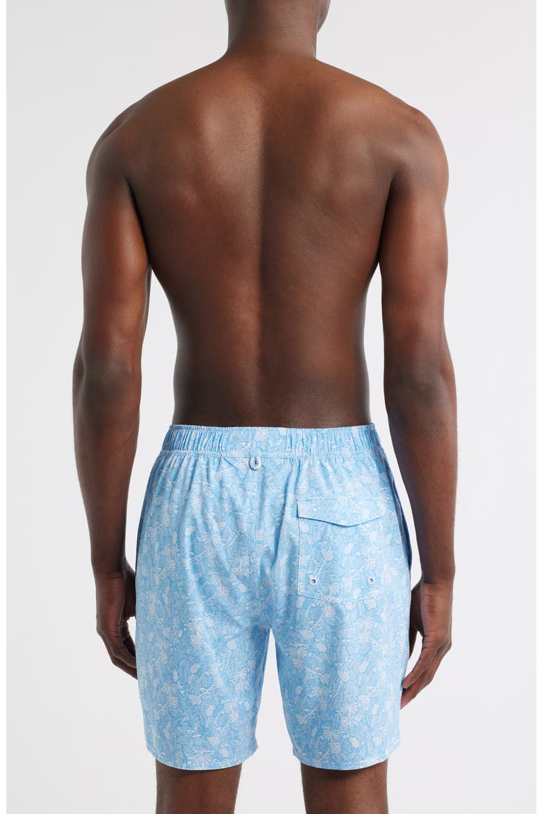 Swingin' Swim Trunks, Alternate, color, MALIBLU
