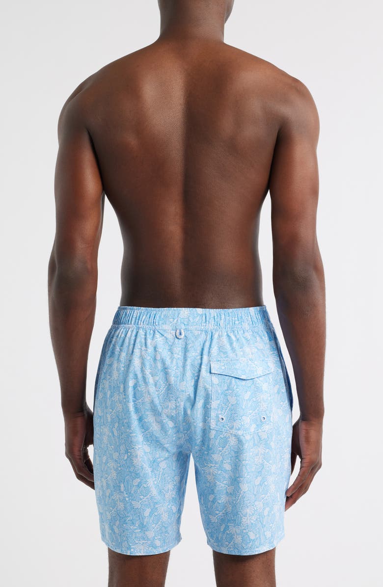 johnnie-O Swingin' Swim Trunks, Alternate, color, Maliblu