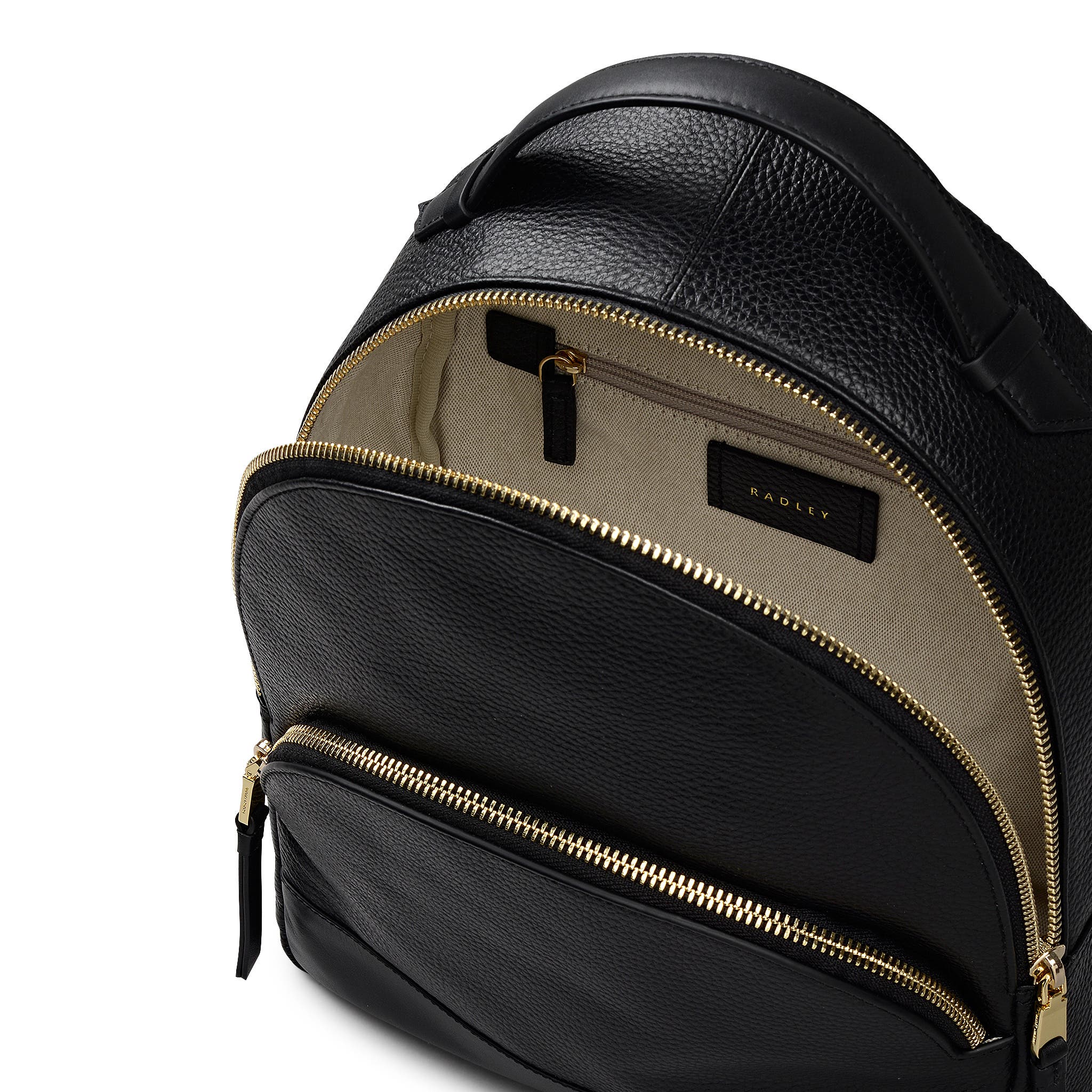 Radley Dallington Medium Zip Around Backpack, Alternate, color, Black