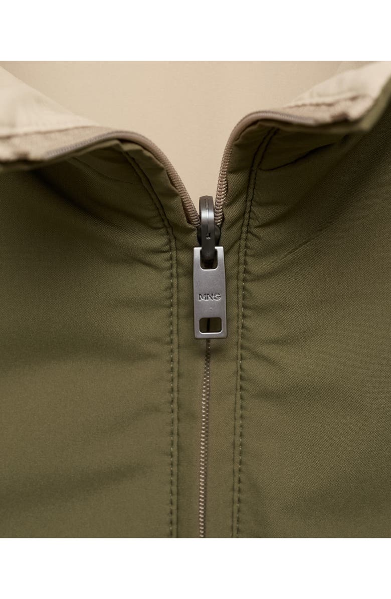 MANGO Reversible Water Repellent Vest, Alternate, color, Green