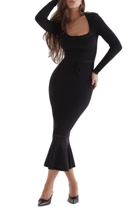 Sasha Long Sleeve Midi Dress