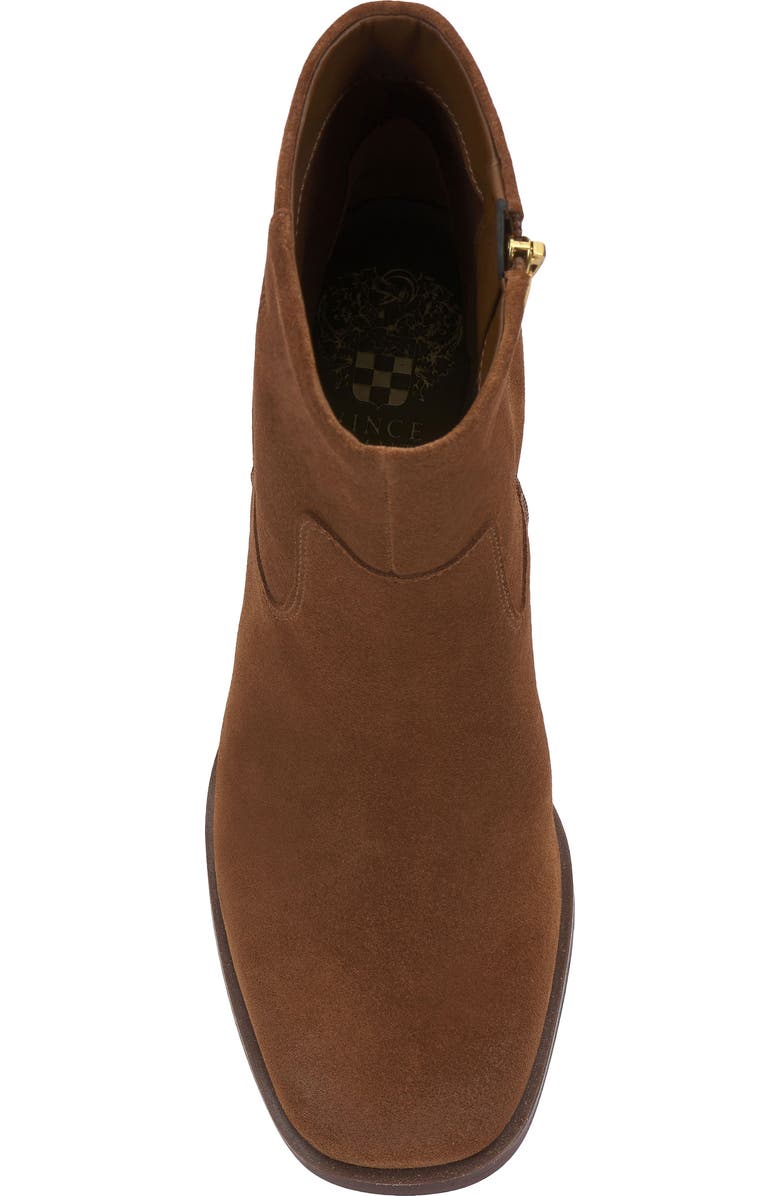 Vince Camuto Dayana Block Heel Bootie, Alternate, color, Burnt Sugar Verona