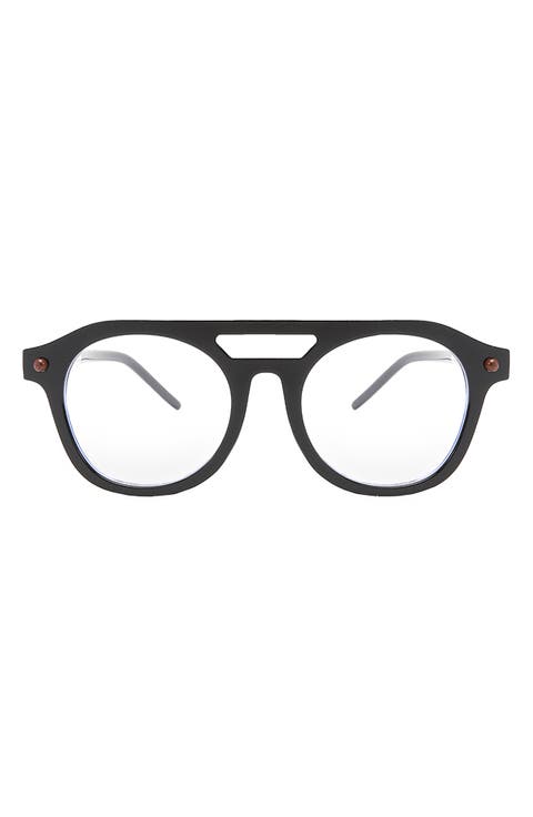 Dylan 50mm Square Blue Light Blocking Glasses