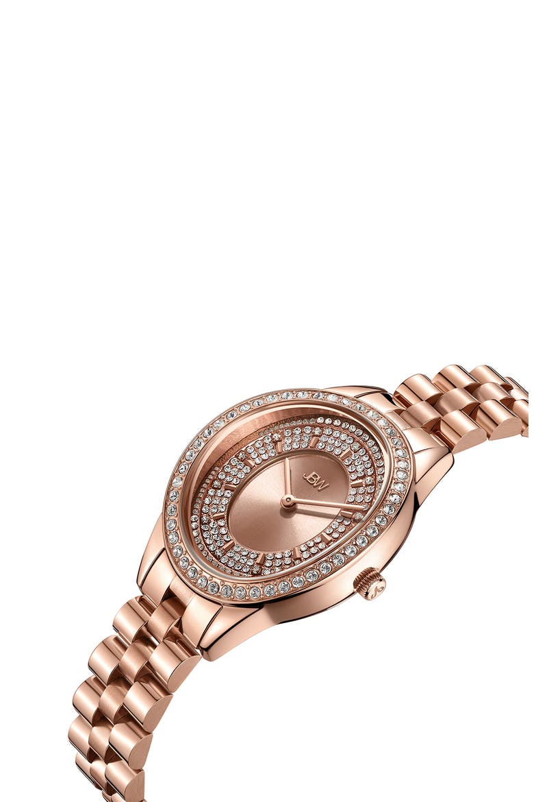 Women's Bellini Diamond Bracelet Watch, 30mm - 0.12 ctw, Alternate, color, ROSE GOLD