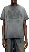DIESEL® T-Norm-T9 Devoré Logo T-Shirt