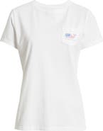 vineyard vines Flag Whale Graphic Pocket T-Shirt